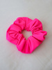 GUMKA szeroka do włosów scrunchie z lycry różowa S112