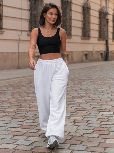 ZESTAW na lato: krótki TOP na ramiączkach z wiskozy X214 + maxi SPÓDNICA z lnu X252