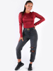 BLUZKA KLASYCZNE BODY BASIC bordowe B164 kk01
