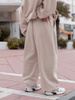 Spodnie o kroju barrel najmodniejsze bawełniane dresowe baby pink X561