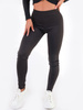 LEGGINSY Z KIESZENIAMI czarne B158 kk01