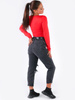 BLUZKA BODY DEKOLT V czerwona B159 kk01