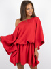 DRESOWA SUKIENKA KIMONO MOTYL czerwona A234 k01