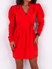 Elegancka sukienka krój marynarki czerwona B272 k01