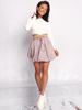 Spódnica bombka mini cappuccino d020 k01