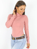 BAWEŁNIANE BODY Z GOLFEM brudny róż X157 k01